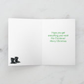 De boze Kaart van de Humor van Kerstmis van (Binnen)