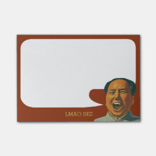 De boze lacht Mao Post Post-it® Notes