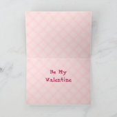 De boze pinguïn heeft een hart feestdagen kaart (Binnen)