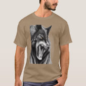 De boze wolf | AI Art. T-shirt (Voorkant)