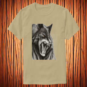 De boze wolf   AI Art. T-shirt