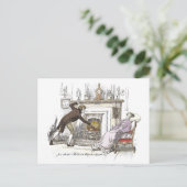De brand stoppen - Jane Austen Pride & Prejudice Briefkaart (Staand voorkant)
