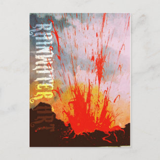 De Brand van Pele Briefkaart