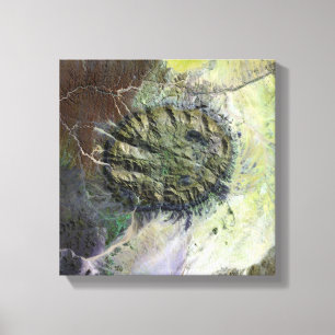 De Brandberg Massif in Noord-Namibië Canvas Afdruk