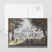 De Brandenburgse poort, Berlijn Briefkaart (Voorkant / Achterkant)