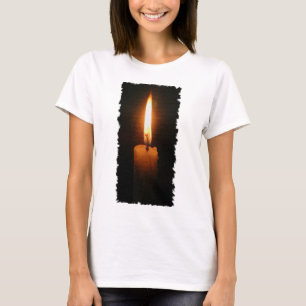 De brandende kaars t-shirt