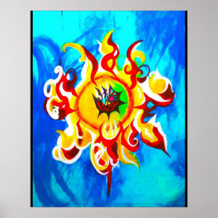 De Brandende Ster Poster