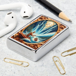 De brandweerlieden geladen op hun boot