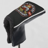 De brandweerman van het masker van de brandweerman golfheadcover (3/4 voorkant)