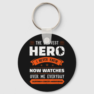 De Bravest Hero die ik nooit kende, kanker bij Leu Sleutelhanger