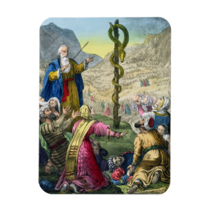 De Brazen Serpent uit een bijbel die door Edward i Magneet
