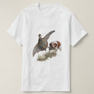 De Bretagne Spaniels, Frans Bretagne, Vogelhond, T-shirt
