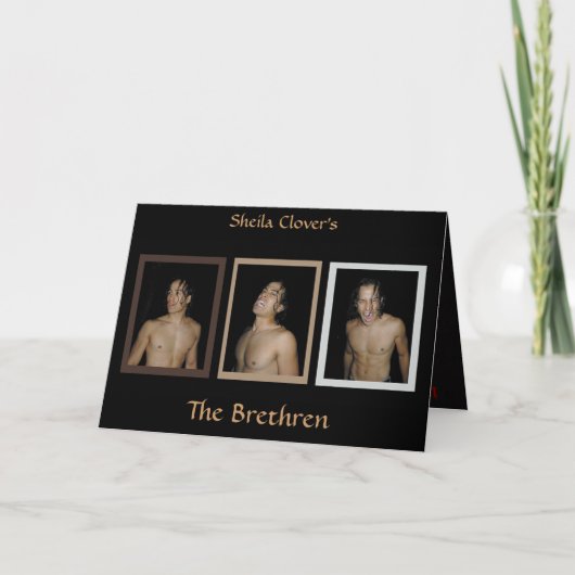 De Brethren kaarten (Voorkant)