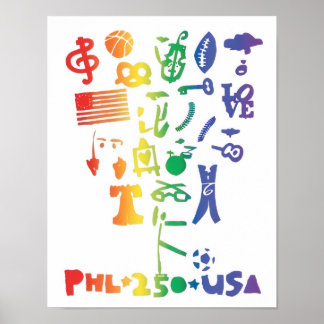 DE BRETT BENDER RAINBOW SEMIQUINCENTENNIAL TROFEE POSTER