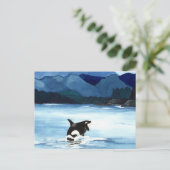 De Breuk van de orka Briefkaart (Staand voorkant)