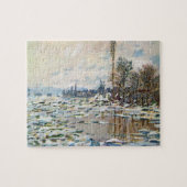 De breuk van het ijs door Claude Monet Legpuzzel (Horizontaal)