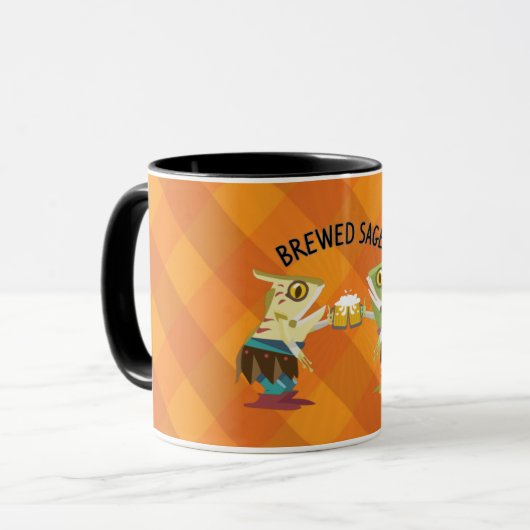 De Brewed Sages van Stormbound Mok (Voorkant links)