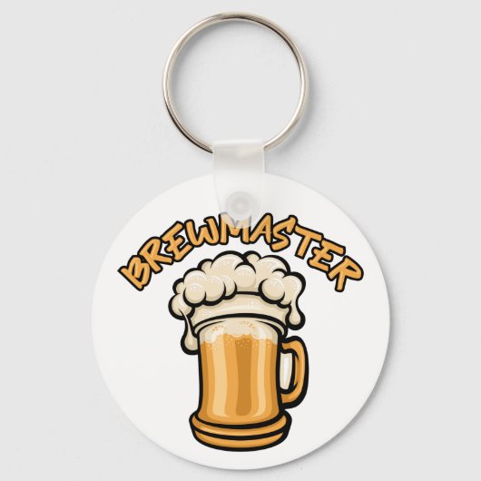 De Brewmaster heeft een Mok voor bier nodig Sleutelhanger (Voorkant)