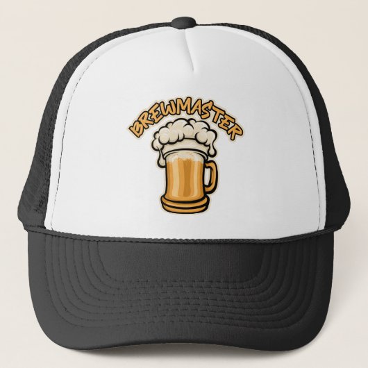 De Brewmaster heeft een Mok voor bier nodig Trucker Pet (Voorkant)