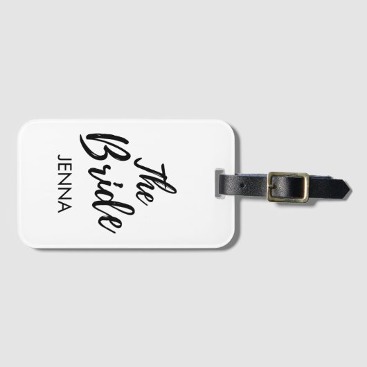 De bride  bagagelabel (Voorkant (horizontaal))