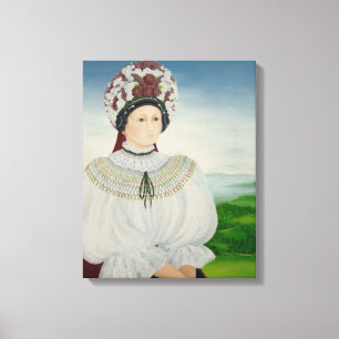 De bride canvas afdruk