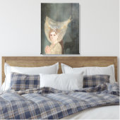 De bride, gothische, donkere romance, mooie kunst canvas afdruk (Insitu (Slaapkamer))