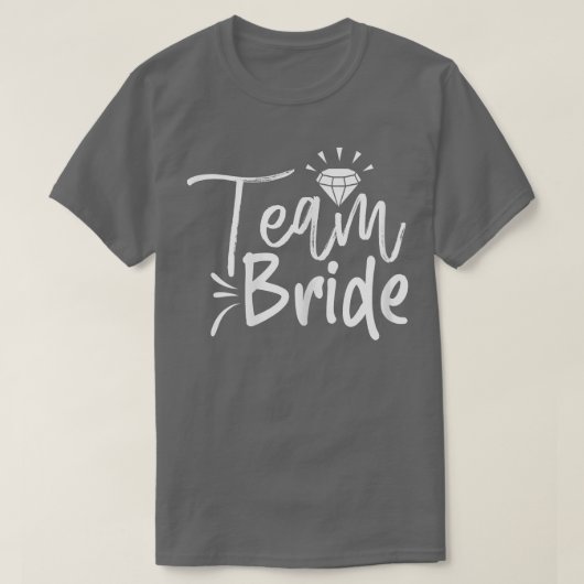 De bride van het team van vrouwen komt overeen met t-shirt (Design voorkant)