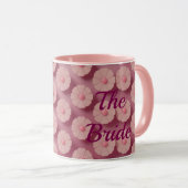 De Bride Wine Pink Daisies Combo Mok (Voorkant rechts)