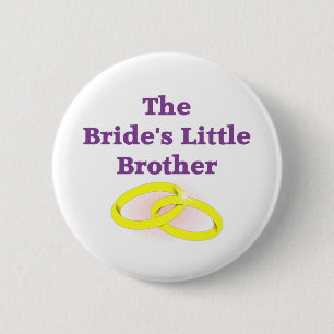 De Bride's kleine broer Ronde Button 5,7 Cm