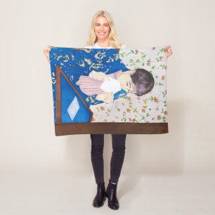 De brief, Mary Cassatt Fleece Deken