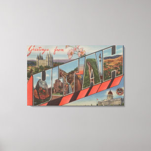De Brief ScenesUtah van UtahLarge Canvas Afdruk