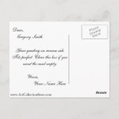 De brief van de Liefde, van Fragonard, Jean Honoré Briefkaart (Achterkant)