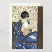 De brief van Mary Cassatt,  impressionisme (Voorkant / Achterkant)