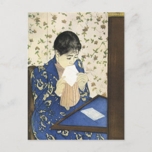 De brief van Mary Cassatt, impressionisme Briefkaart