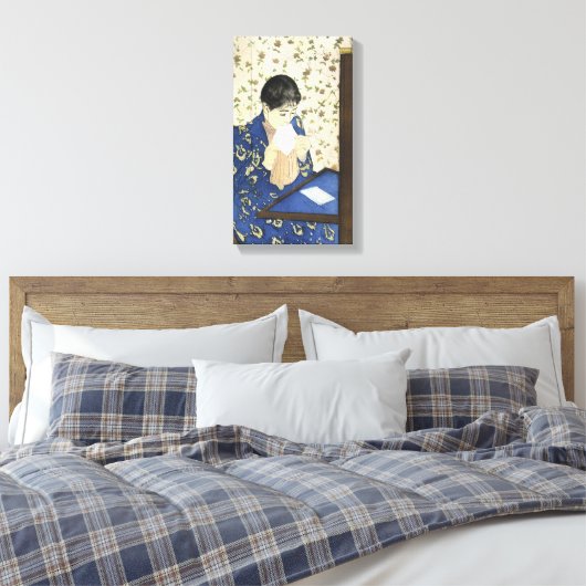 De brief van Mary Cassatt,  impressionisme Canvas Afdruk (Insitu (Slaapkamer))