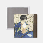 De brief van Mary Cassatt,  impressionisme Magneet (Voorkant / Achterkant)