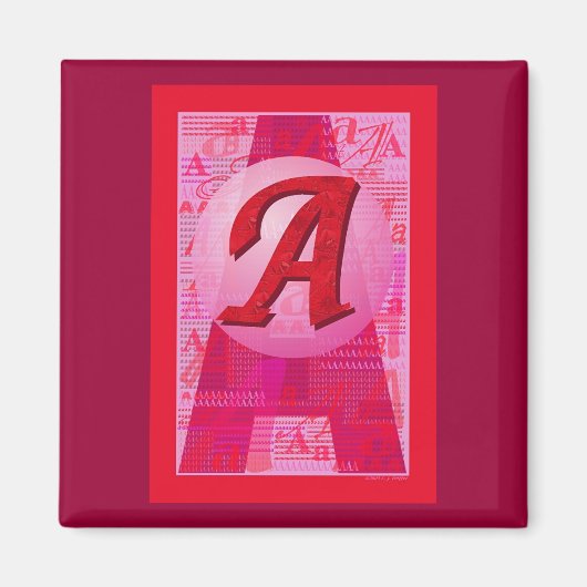 "De brief van Scarlet" Magneet (Voorkant)