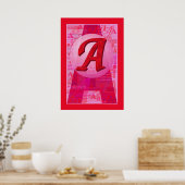 "De brief van Scarlet" Poster (Keuken)