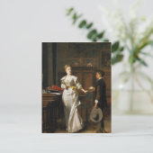 De brief van Valentijn Feestdagenkaart (Staand voorkant)