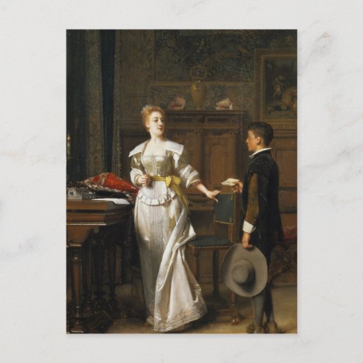 De brief van Valentijn Feestdagenkaart (Voorkant)