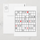 de briefkaart (Voorkant / Achterkant)