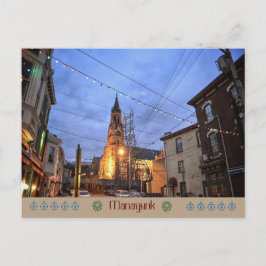 De briefkaart-manayunk-Kerk van Philadelphia Feestdagenkaart