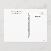 De briefkaart-manayunk-Kerk van Philadelphia Feestdagenkaart (Achterkant)