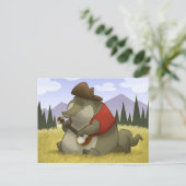 De Briefkaarten van banjo-Strummin' Gator (Staand voorkant)