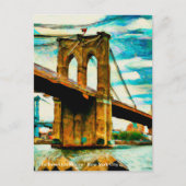 De Briefkaarten van de Brooklyn Bridge (Voorkant)