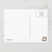 De Briefkaarten van de Scène van het Strand van (Achterkant)