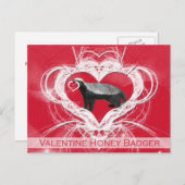 De Briefkaarten van de Valentijnsdag van de Das (Voorkant / Achterkant)