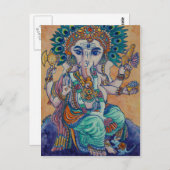 De briefkaarten van Ganesha (Voorkant / Achterkant)