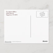 De Briefkaarten van het Adres van het Adres van de (Achterkant)