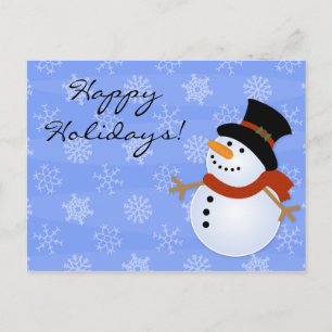 De Briefkaarten van Kerstmis van de Sneeuwman van